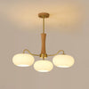 Brass Wooden Persimmon Ceiling Lamp