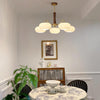 Brass Wooden Persimmon Ceiling Lamp