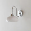 Calypso Bauhaus Curved Glass Wall Lamp | Mid-Century Modern Sconce