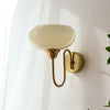 Calypso Bauhaus Curved Glass Wall Lamp | Mid-Century Modern Sconce