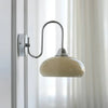 Calypso Bauhaus Curved Glass Wall Lamp | Mid-Century Modern Sconce