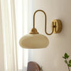 Calypso Bauhaus Curved Glass Wall Lamp | Mid-Century Modern Sconce