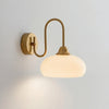 Calypso Bauhaus Curved Glass Wall Lamp | Mid-Century Modern Sconce