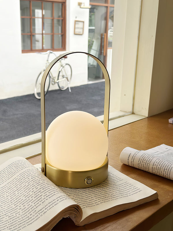 Carrie Built In Battery Table Lamp