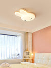 Cartoon White Rabbit Ceiling Lamp