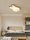 Cartoon White Rabbit Ceiling Lamp
