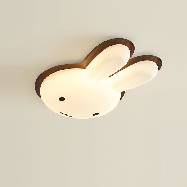 Cartoon White Rabbit Ceiling Lamp
