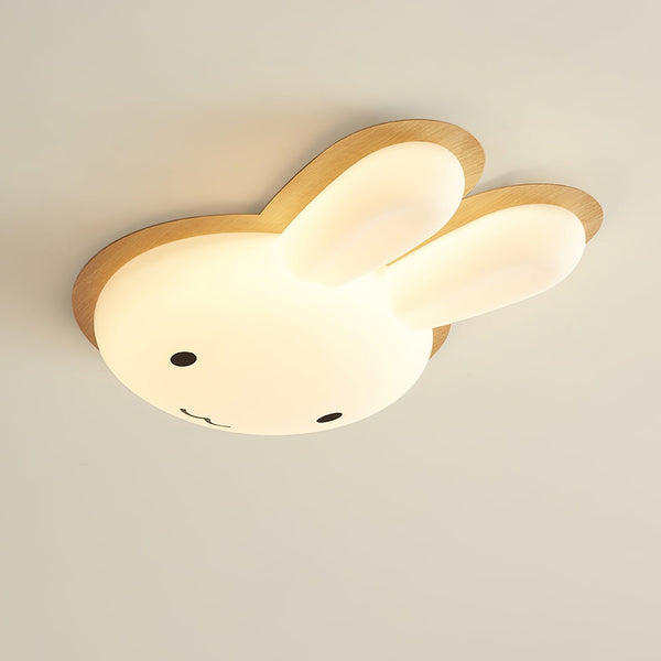 Cartoon White Rabbit Ceiling Lamp