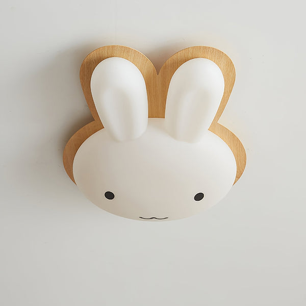 Cartoon White Rabbit Ceiling Lamp