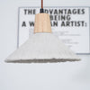 Concrete Pleated Pendant Lamp