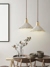 Concrete Pleated Pendant Lamp
