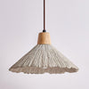 Concrete Pleated Pendant Lamp