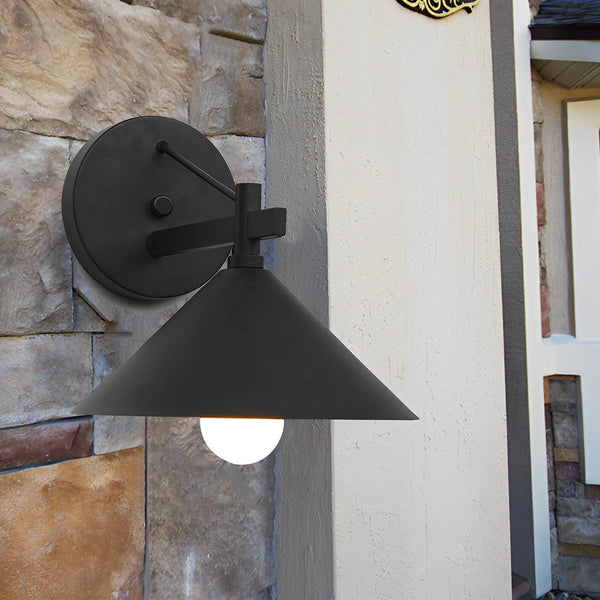 Conical American Style Outdoor Wall Sconce Ha076370