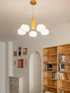 Cotton Balls Chandelier
