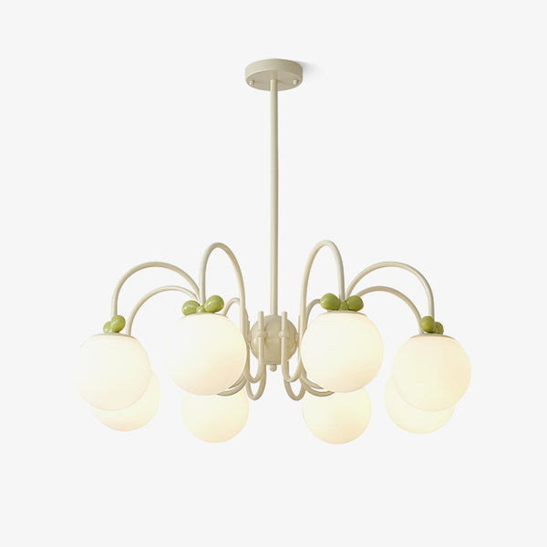 Cream Cherry Chandelier