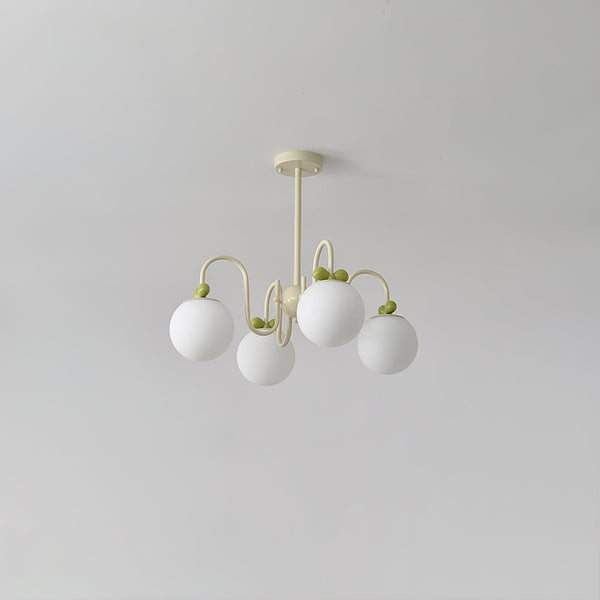 Cream Cherry Chandelier