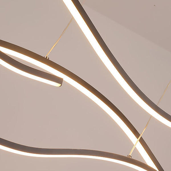 Crossing Waves LED Chandelier