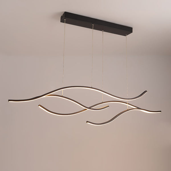 Crossing Waves LED Chandelier