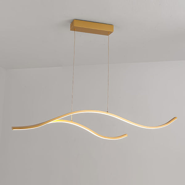 Crossing Waves LED Chandelier