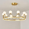Crown Brass Chandelier