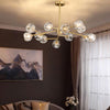 Crystal Ball Round Cluster Chandelier