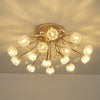 Crystal Flower Ceiling Light