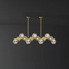 Crystal Glass Ball Chandelier