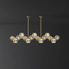 Crystal Glass Ball Chandelier