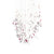 Crystal Glass Feather Crown Hanging Chandelier