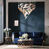 Bennett Crown-Shaped Ceiling Light