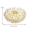 Firefly Sputnik Chandelier Modern Led Flush Mount Ceiling Light
