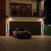 Linear Led Long Outdoor Wall Light Minimalist Exterior Wall Mount Lights Waterproof For Porch