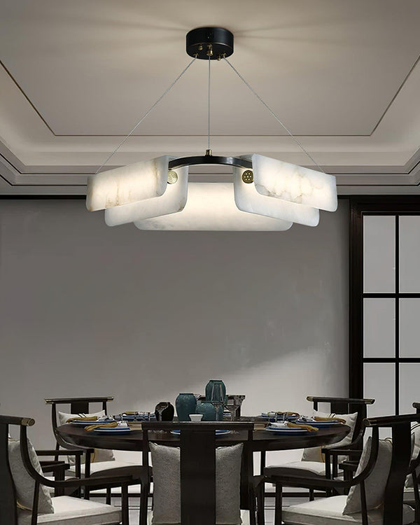 Delia Alabaster Chandelier