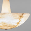 Alabaster Domus Ceiling Chandelier Fixture