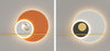 Double Circle Moon Wall Light