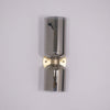 Modern Glass Wall Sconce with Brass or Black Finish for Bedroom and Hallway