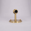 Modern Glass Wall Sconce with Brass or Black Finish for Bedroom and Hallway
