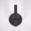 Modern Glass Wall Sconce with Brass or Black Finish for Bedroom and Hallway