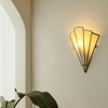 Elowen Deco Wall Sconce – Art Deco Opal Glass & Metal Lighting