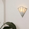 Elowen Deco Wall Sconce – Art Deco Opal Glass & Metal Lighting