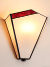 Elowen Deco Wall Sconce – Art Deco Opal Glass & Metal Lighting