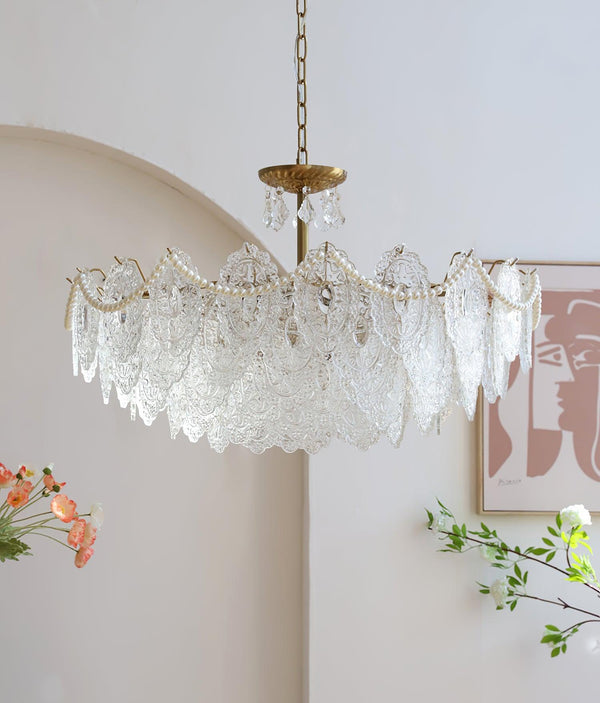 embossed-pearls-crystal-chandelier
