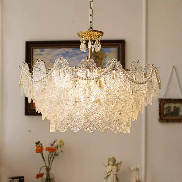 embossed-pearls-crystal-chandelier