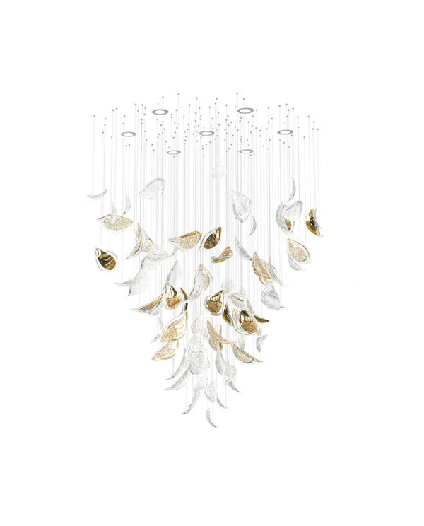 Floating Leaves Chandelier Ceiling Light Fixture