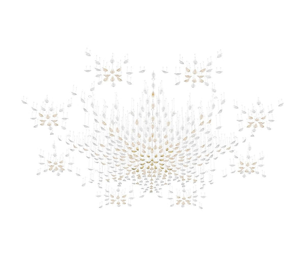 Floating Leaves Chandelier Ceiling Light Fixture
