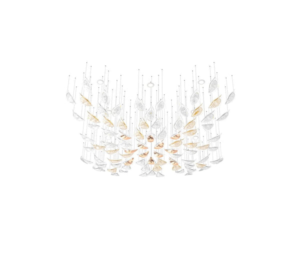 Floating Leaves Chandelier Ceiling Light Fixture