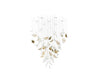 Floating Leaves Chandelier Ceiling Light Fixture