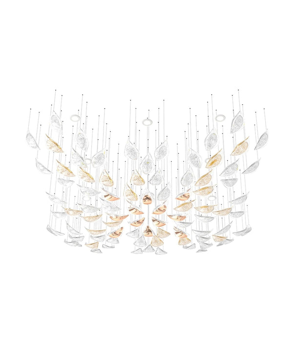 Floating Leaves Chandelier Ceiling Light Fixture