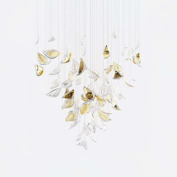 Floating Leaves Chandelier Ceiling Light Fixture