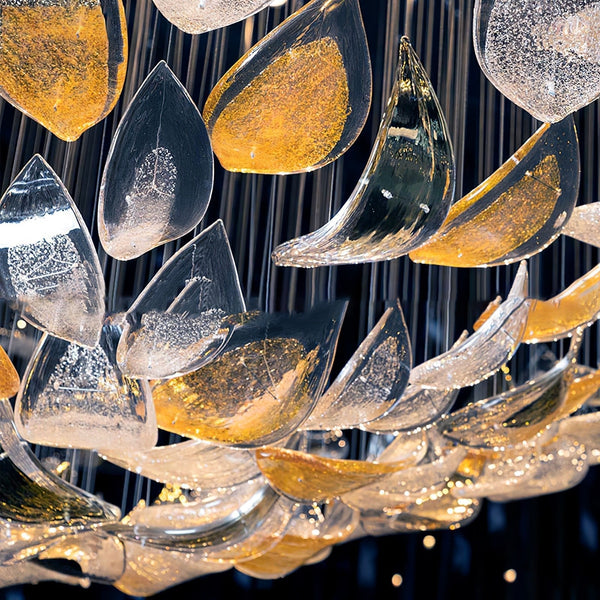 Floating Leaves Chandelier Ceiling Light Fixture